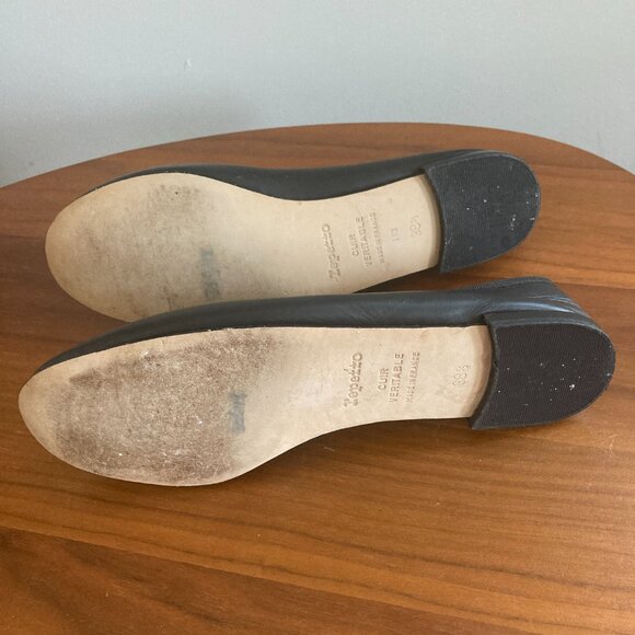 Repetto Cendrillon Ballerina Flat sz. 38.5 (7/7.5 US) Black Leather - Picture 3 of 8